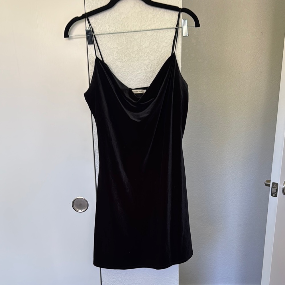 Abercrombie & Fitch Elegant Black Velvet Top